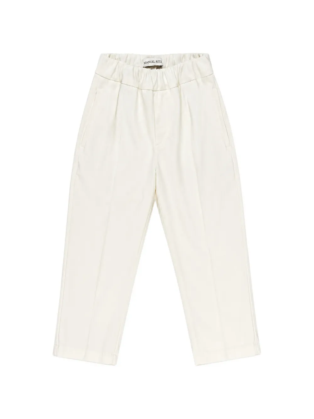uel Ritz Kids Broek met elastische tailleband Beige