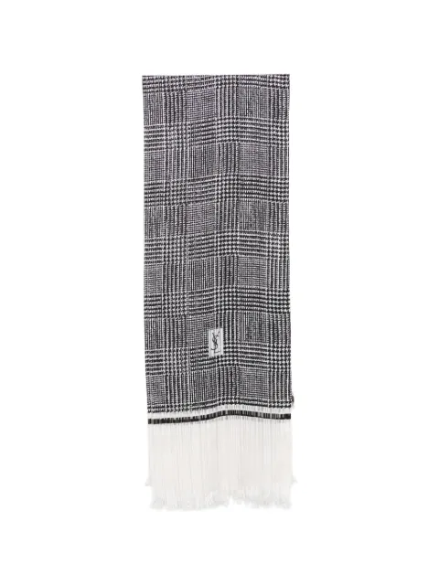 Saint Laurent Pre-Owned 1990s Glen check scarf