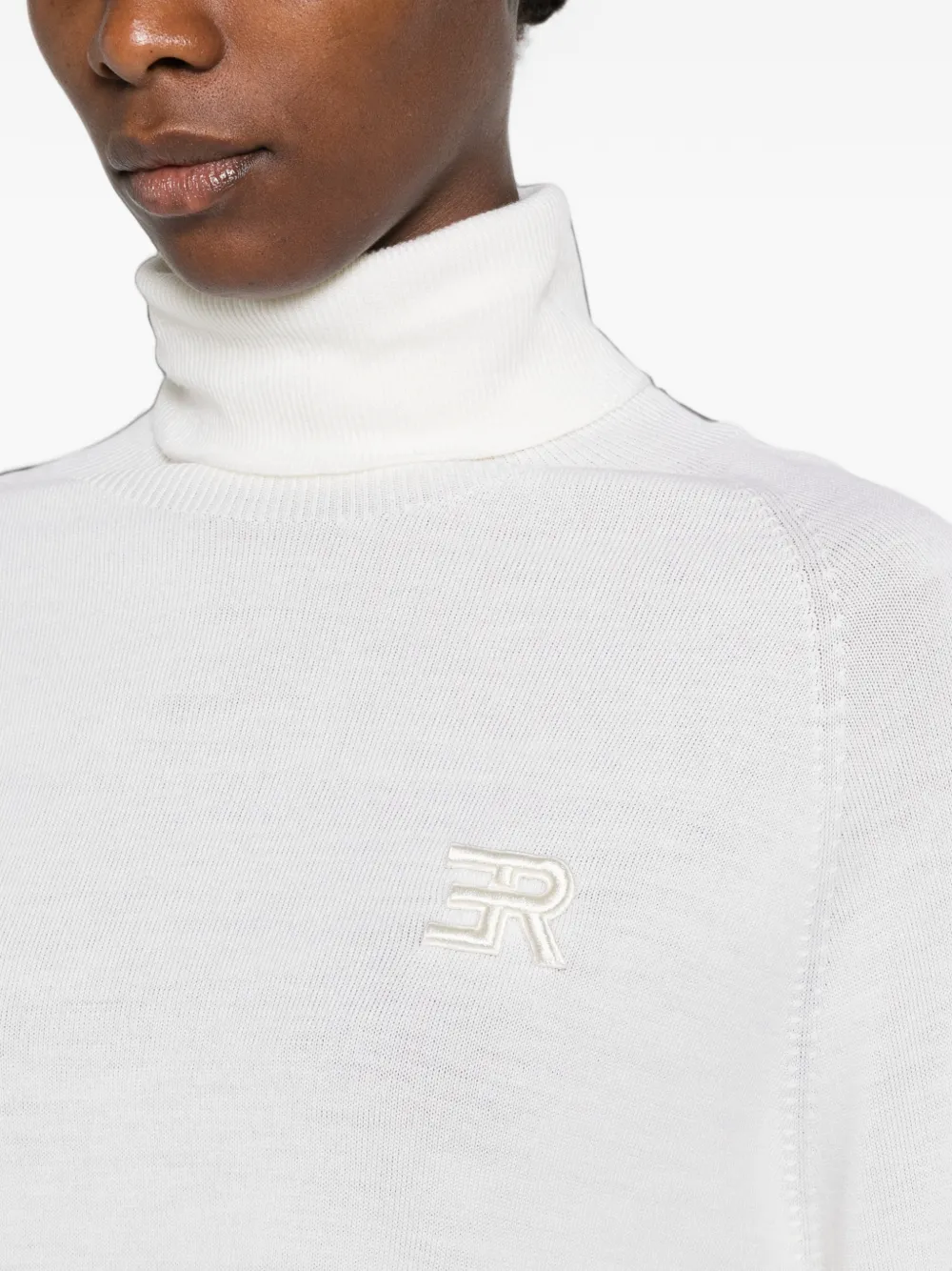 ERMANNO FIRENZE Coltrui met geborduurd logo Beige
