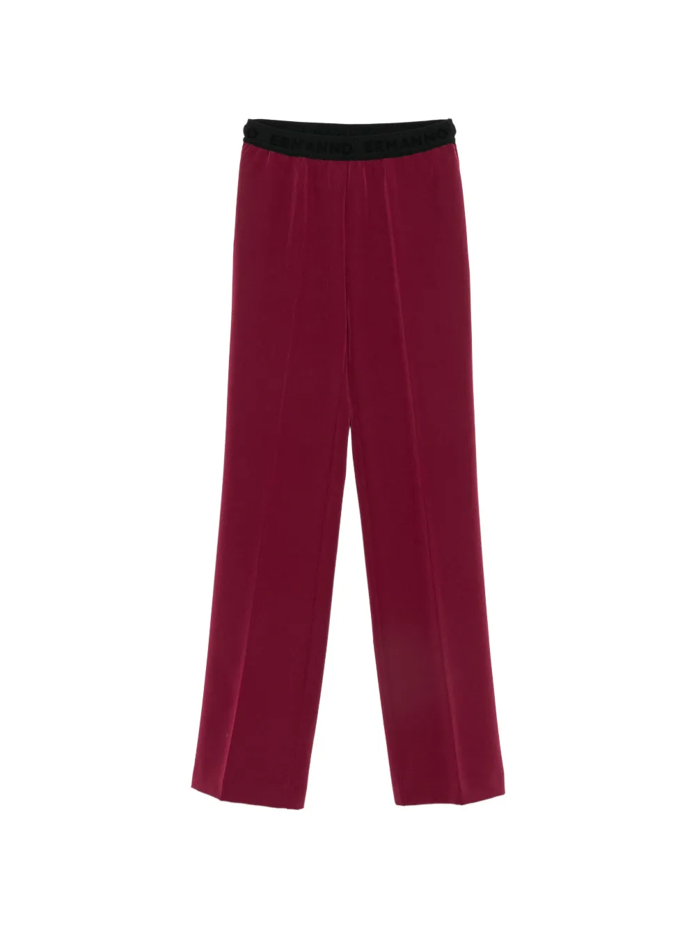 ERMANNO FIRENZE Pantalon met logo tailleband Rood