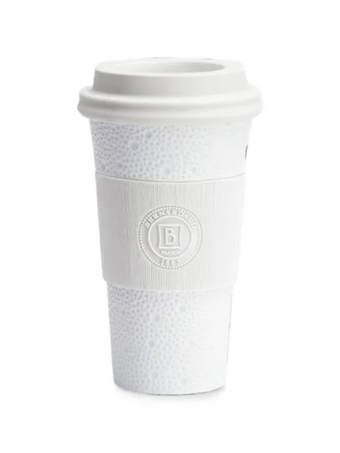 Bernardaud Nomad Ecume textured travel mug