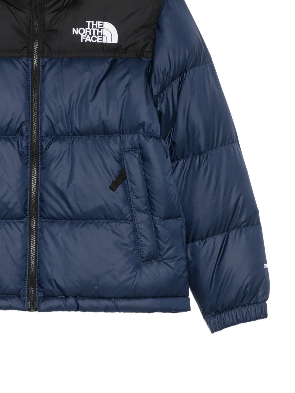 The North Face Kids Nuptse gewatteerd jack Blauw