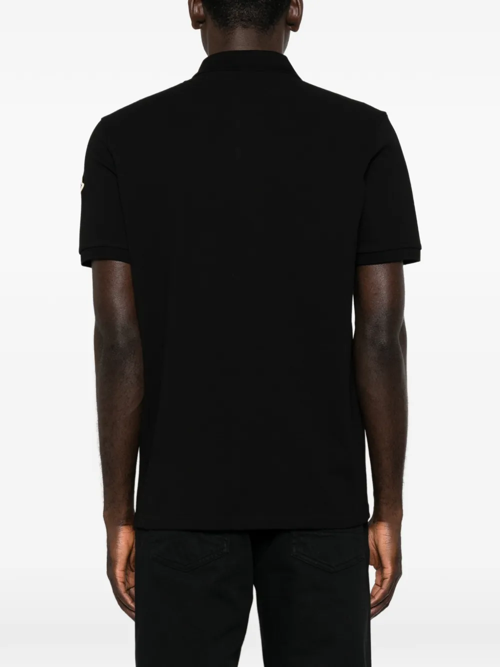Moncler Poloshirt met logopatch Zwart