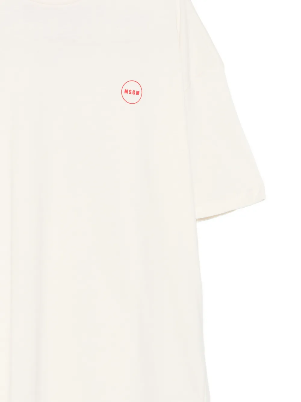 MSGM Kids T-shirt met logoprint Beige
