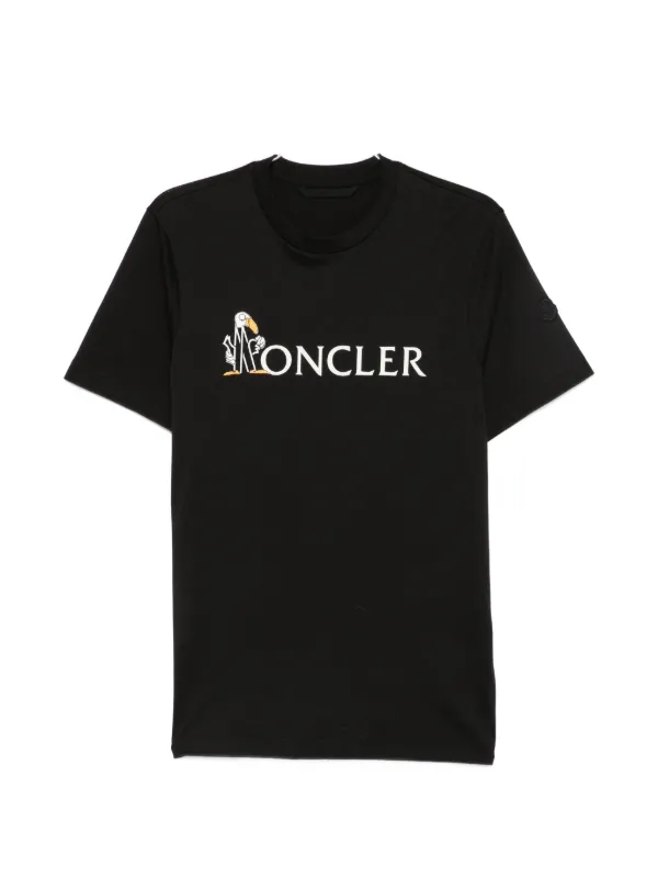 Moncler short-sleeve T-shirt | ブラック | FARFETCH JP
