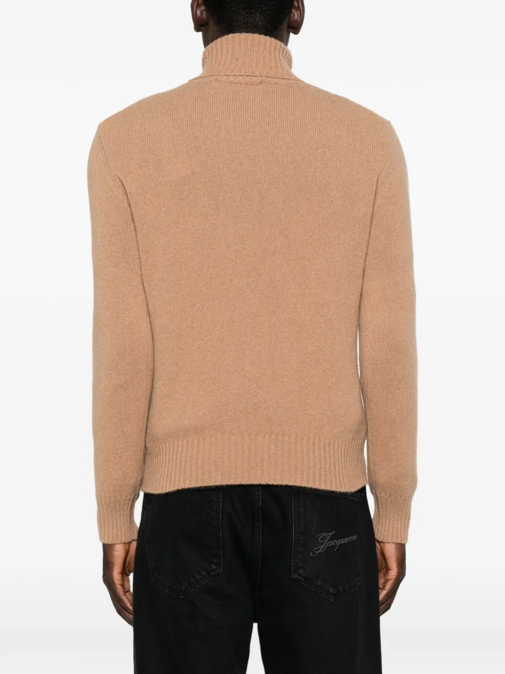AMI Paris Ami de Coeur trui met lange mouwen Beige
