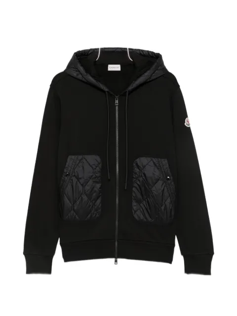 Moncler padded-hood hoodie