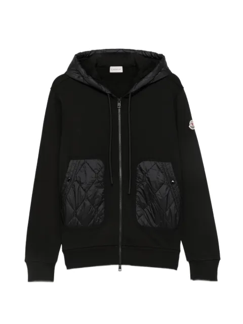 Moncler padded-hood hoodie