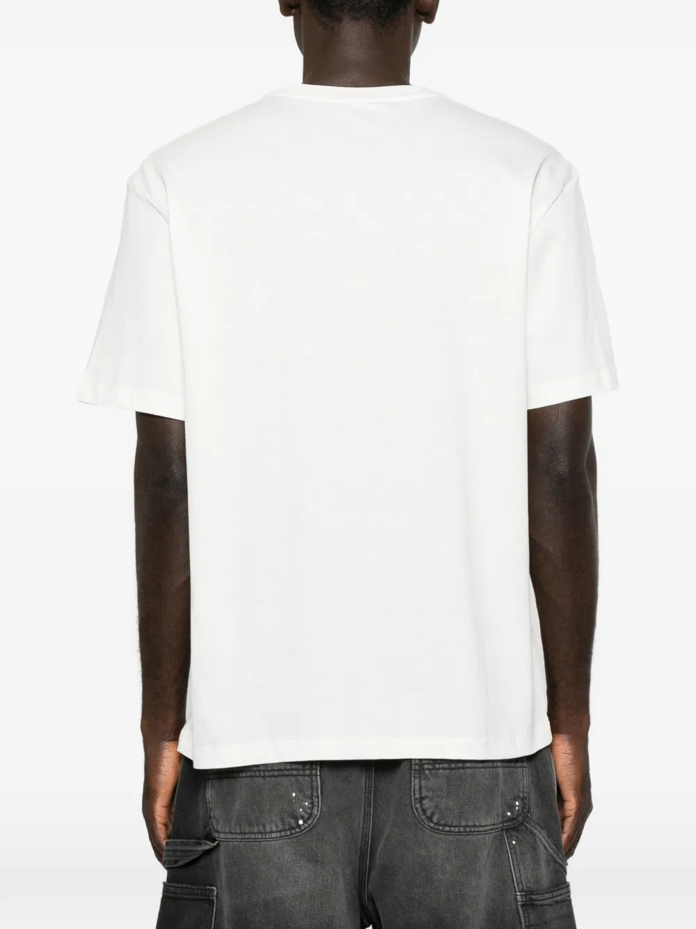 Ih Nom Uh Nit Family katoenen T-shirt met print Wit