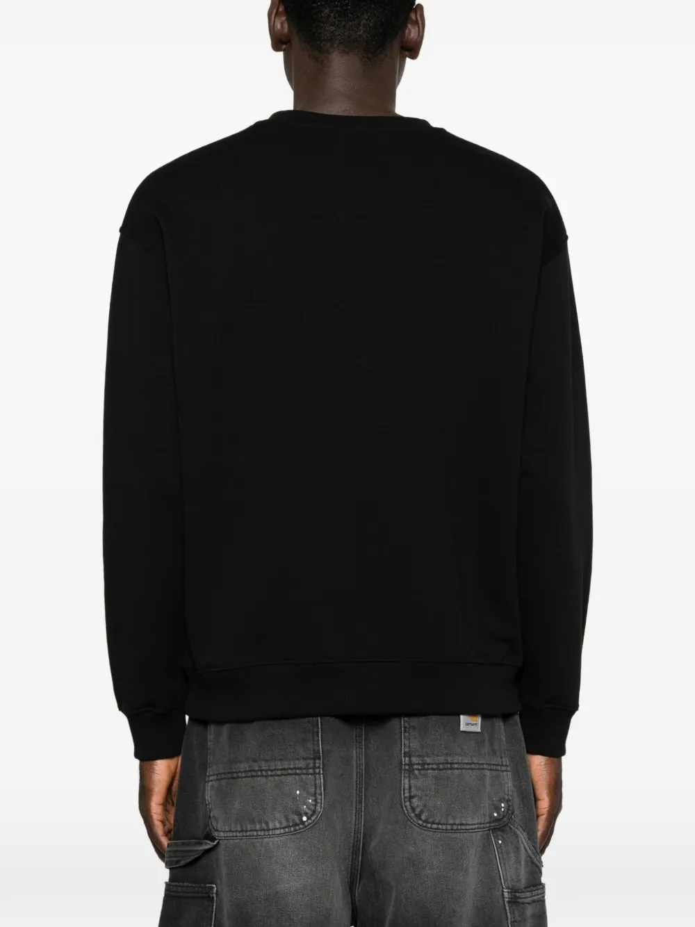 Ih Nom Uh Nit Family sweater met grafische print en logoprint Zwart