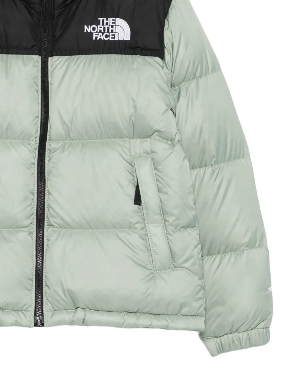 The North Face Kids Nuptse gewatteerd jack Groen