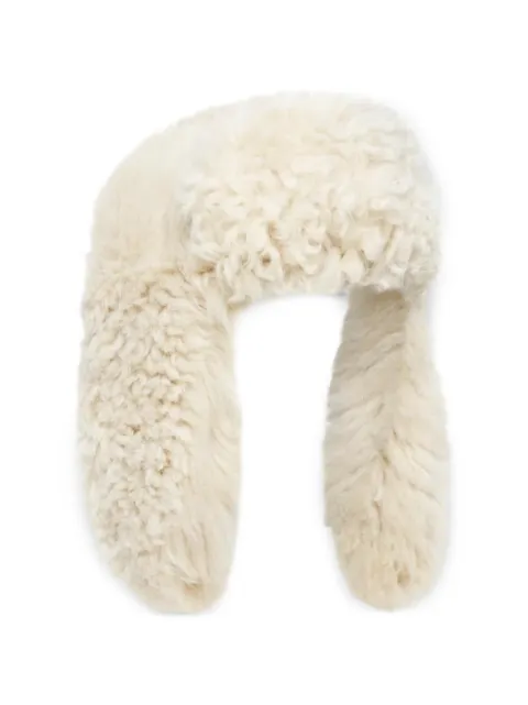BIGARDINI shearling trapper hat