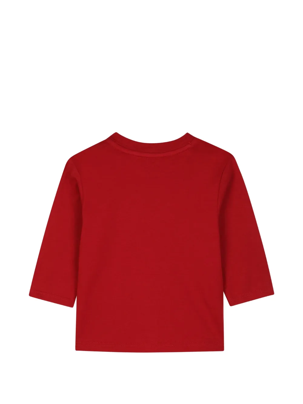 Timberland Kids T-shirt met lange mouwen en logo-print Rood