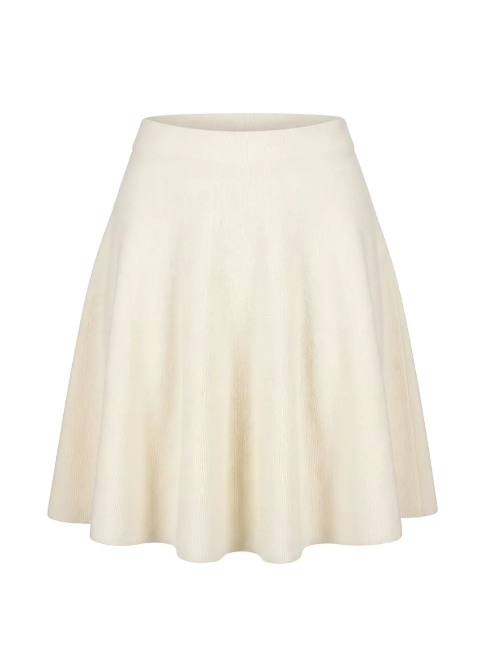 Lisa Yang Wren A-line knitted mini skirt - Nude