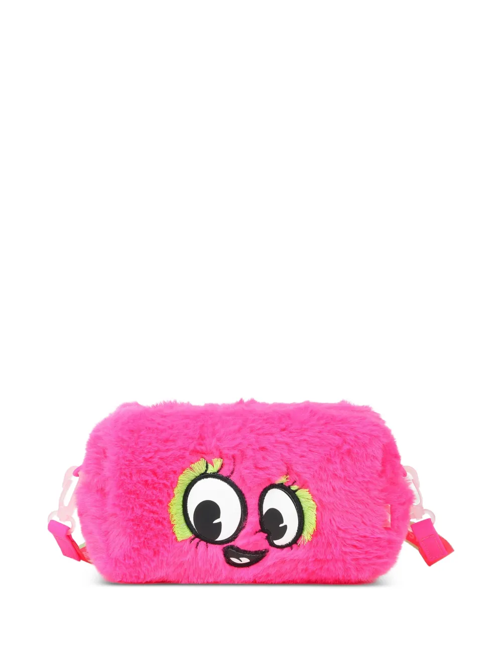Billieblush Borsa a spalla piccola in pelliccia sintetica - Rosa