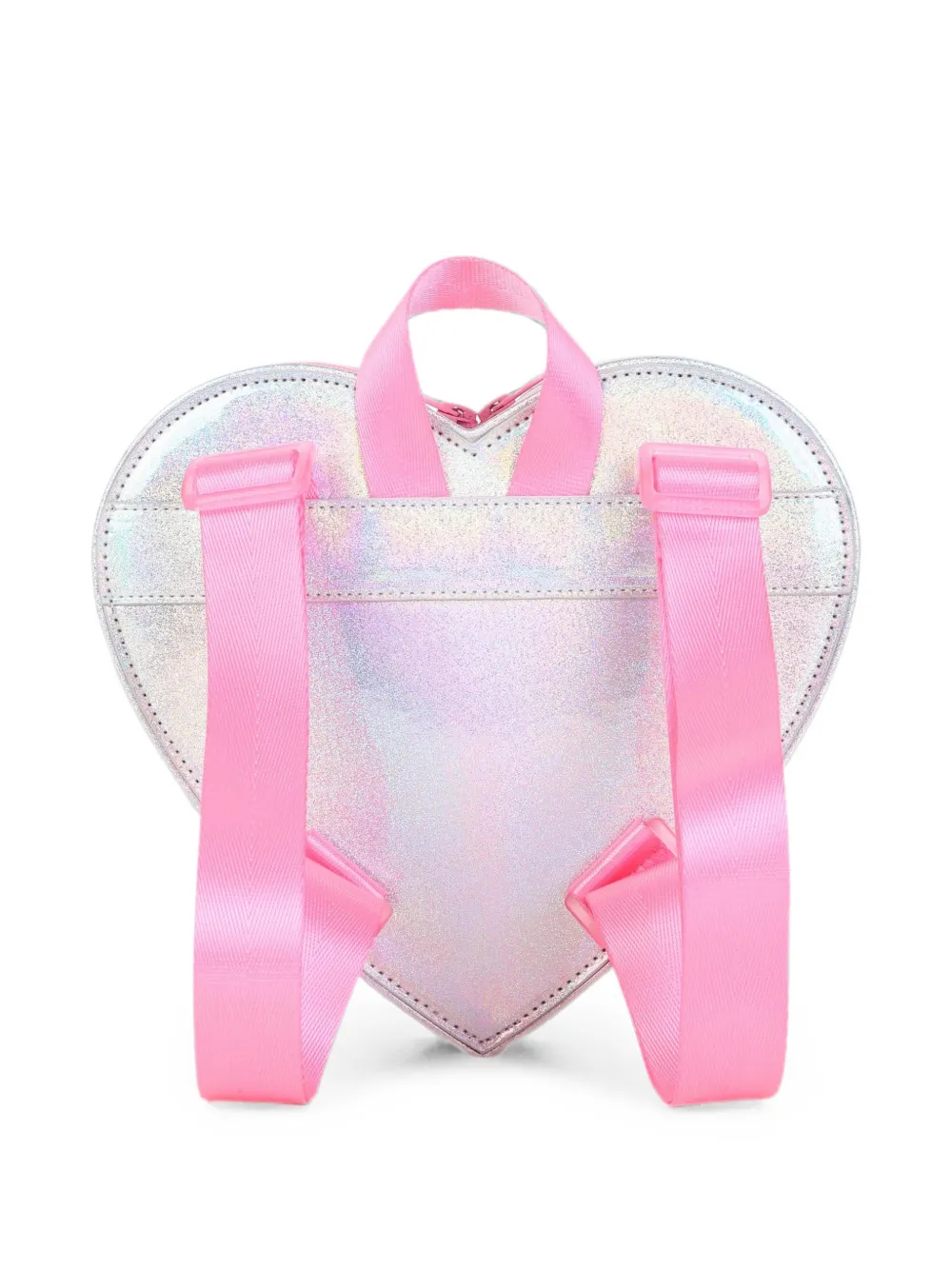 Billieblush heart-shaped sequin-embellished backpack Roze
