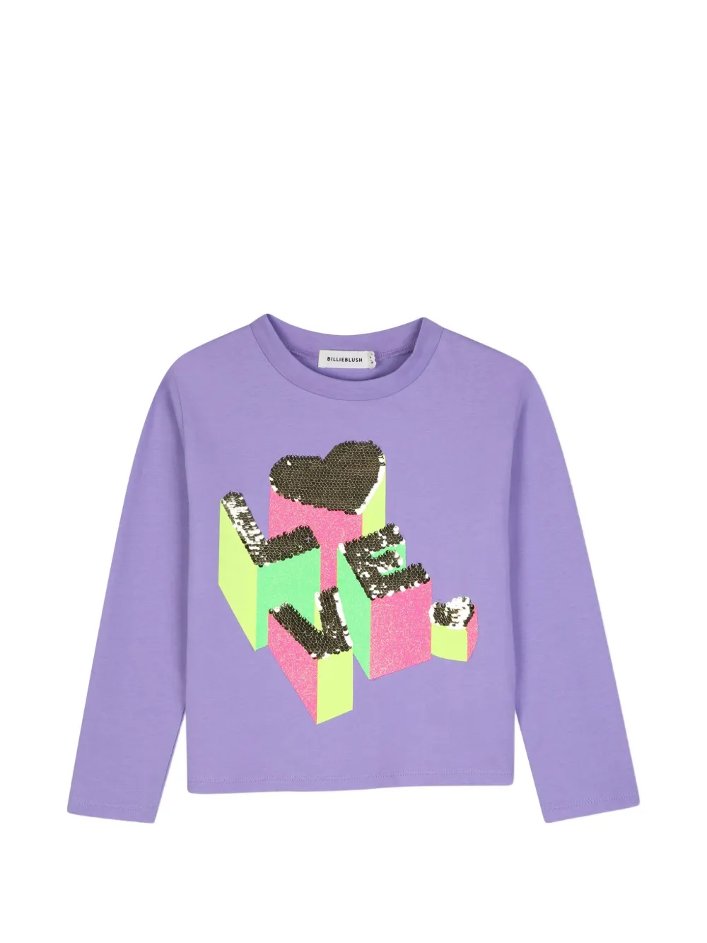 Billieblush T-shirt met pailletten Paars