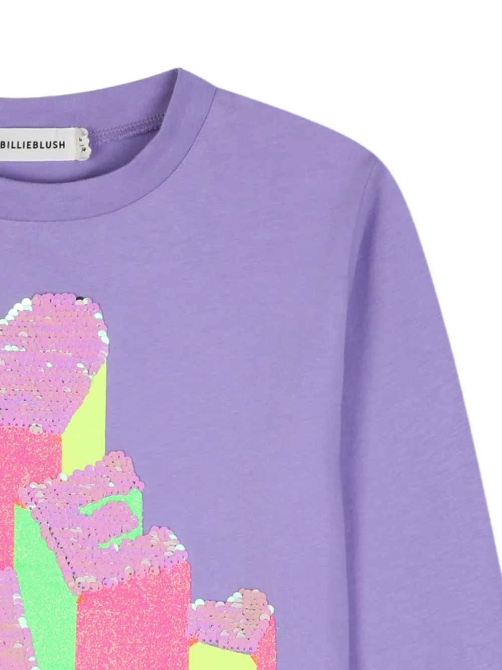 Billieblush T-shirt met pailletten Paars