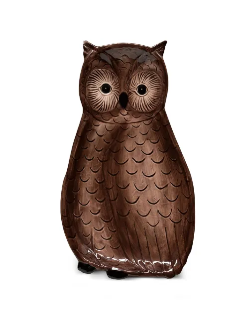 CU I SEEYOU owl-shaped ceramic tray