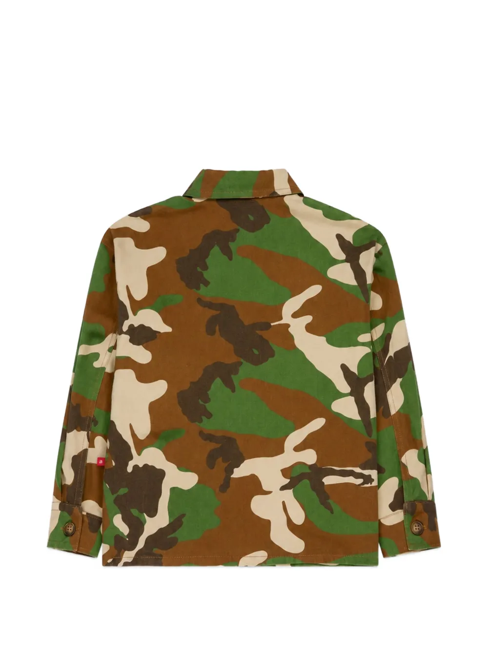 Manuel Ritz Kids Shirt met camouflageprint Groen