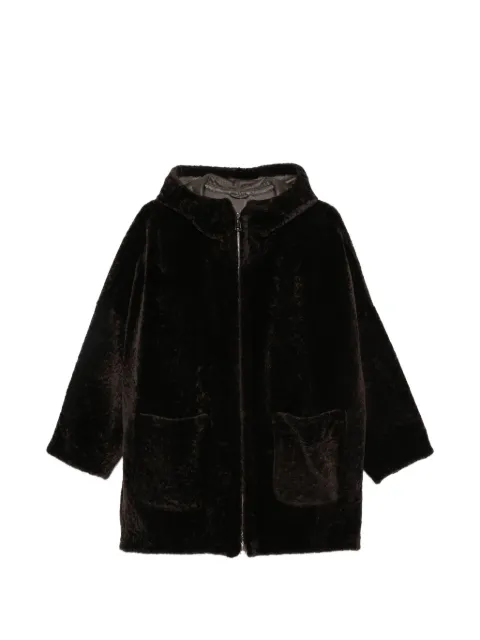 Manzoni 24 hooded shearling coat