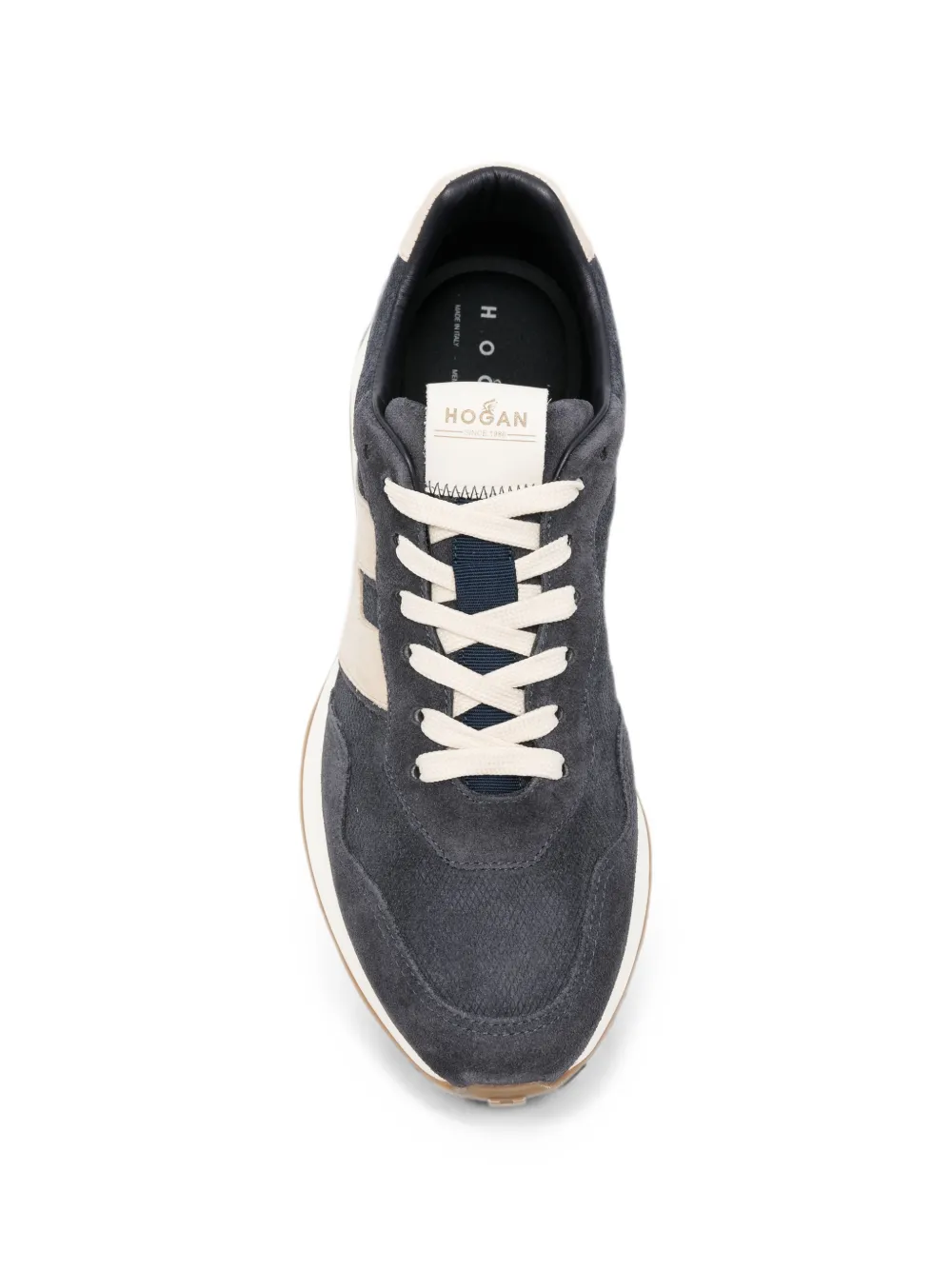 Hogan Sneakers met logopatch Grijs