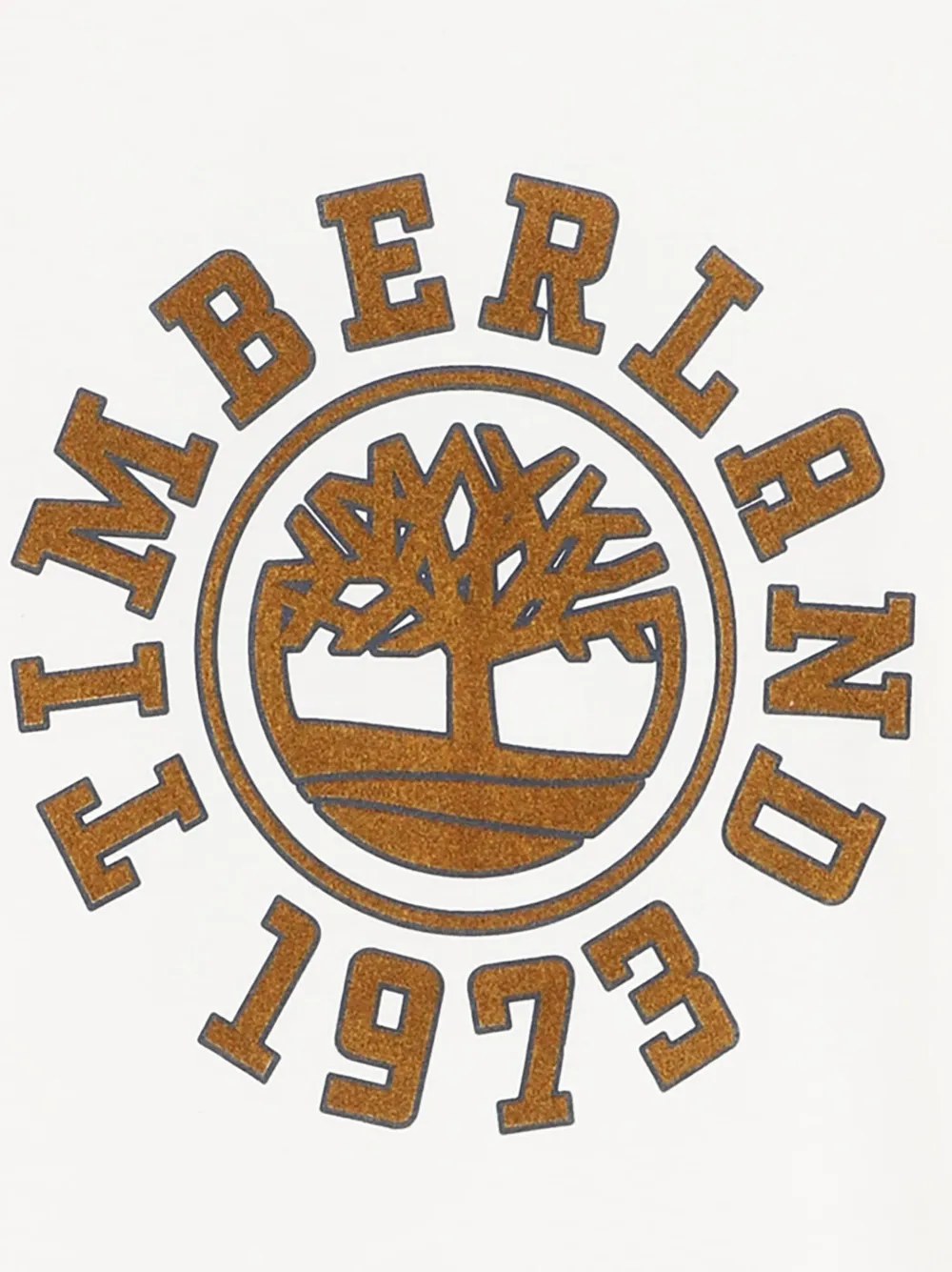 Timberland Kids T-shirt met lange mouwen en logo-print Wit