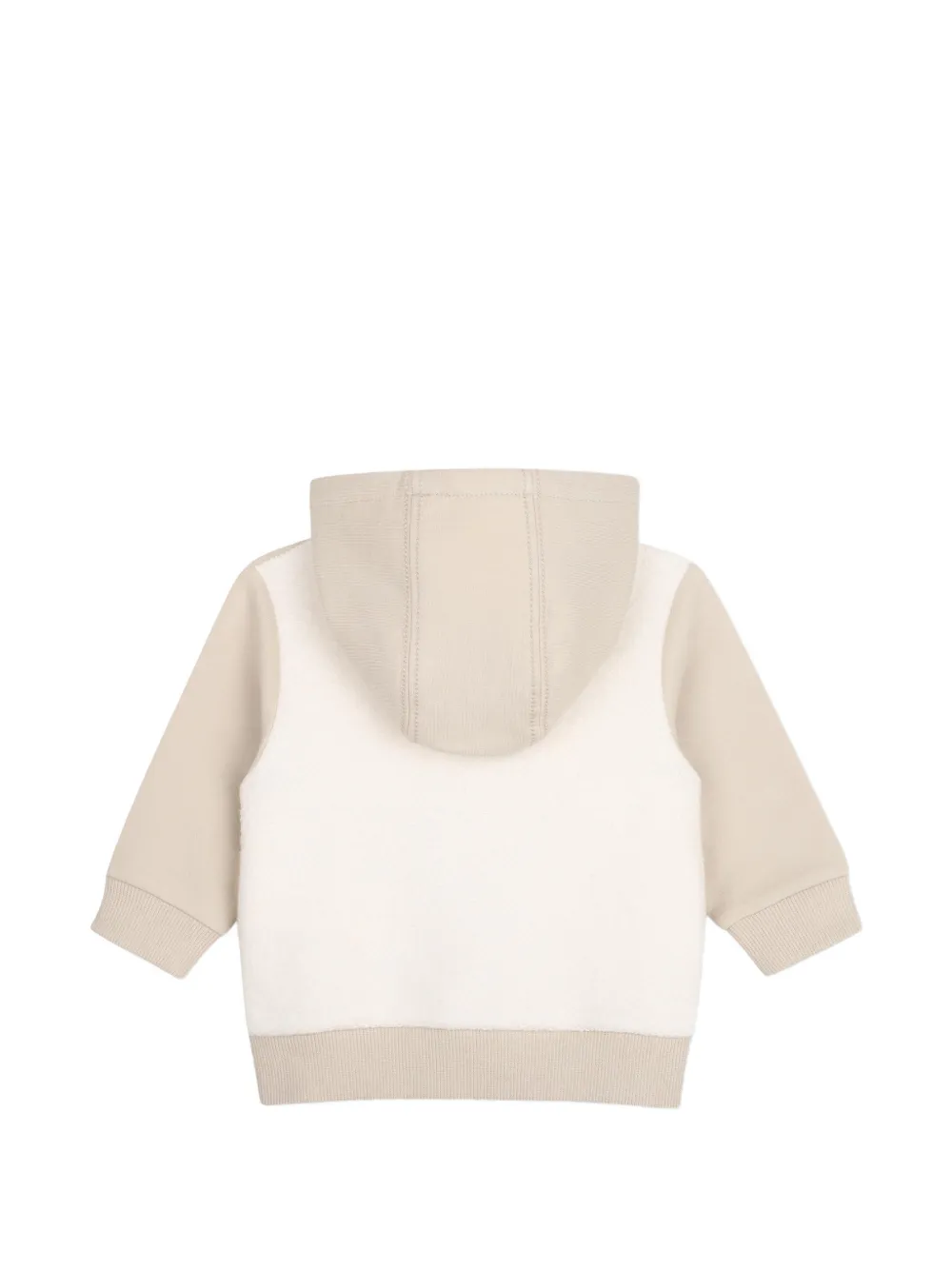 Timberland Kids Hoodie met rits en beeroren Beige
