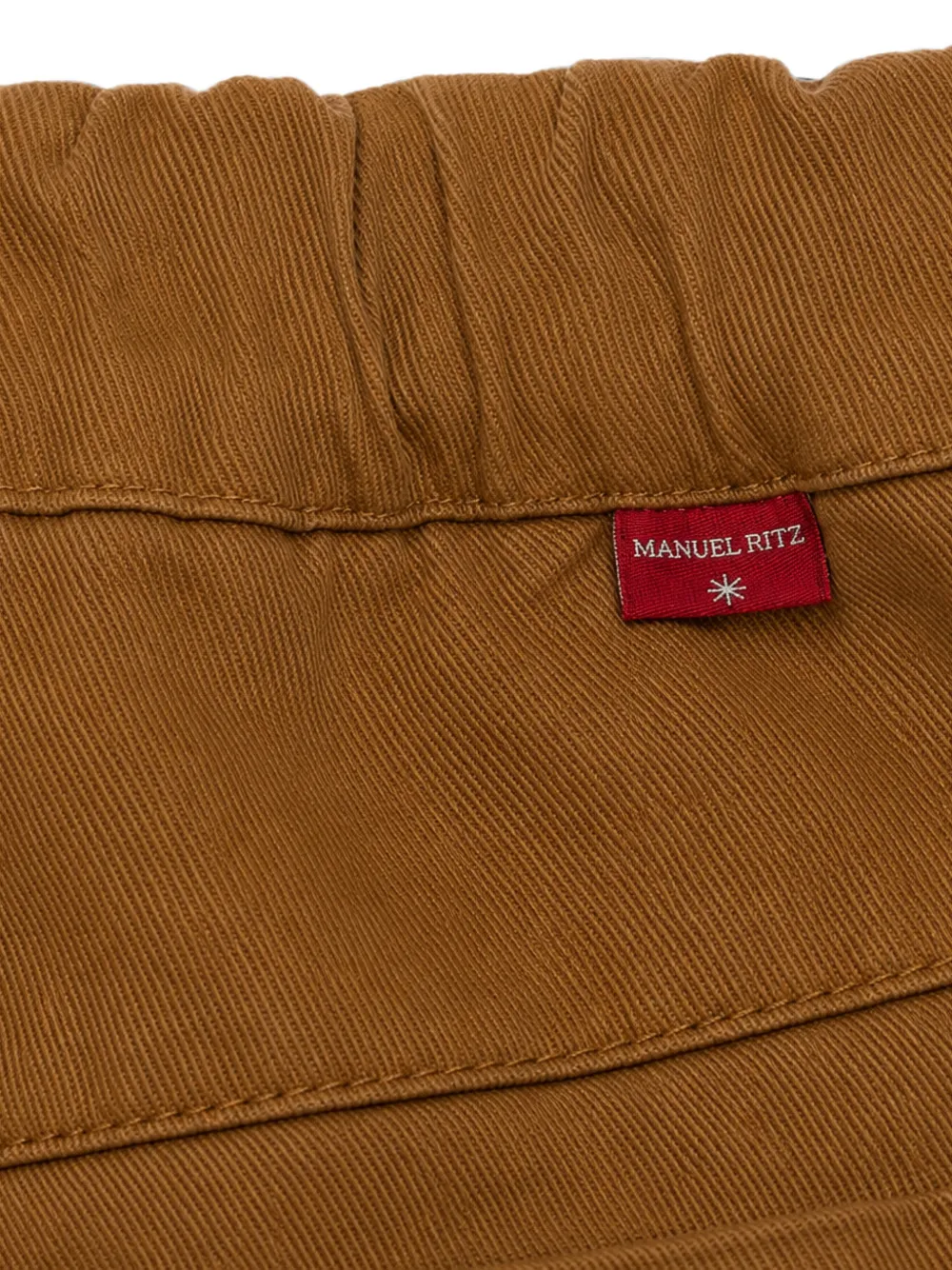 Manuel Ritz Kids Broek met elastische tailleband Bruin