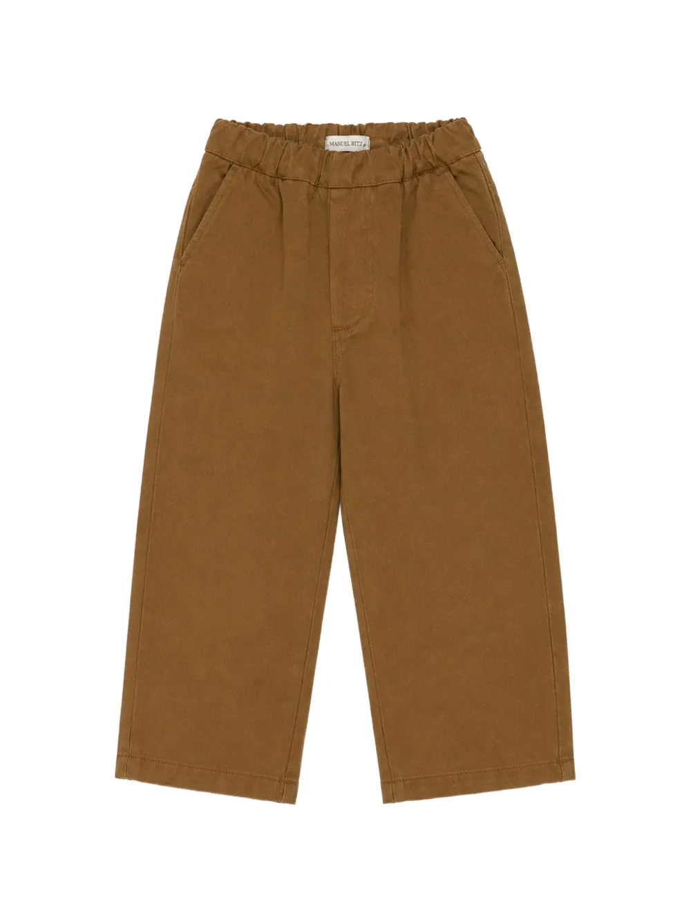 Manuel Ritz Kids elasticated-waistband trousers - Marrone