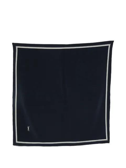 Saint Laurent Pre-Owned pañuelo Cassandre con logo 1990