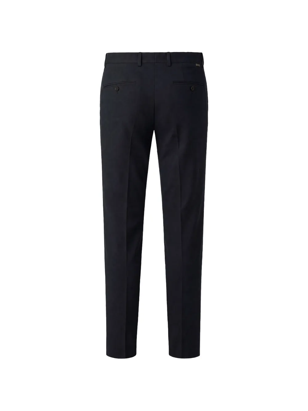 slowear corduroy pressed-crease trousers Zwart