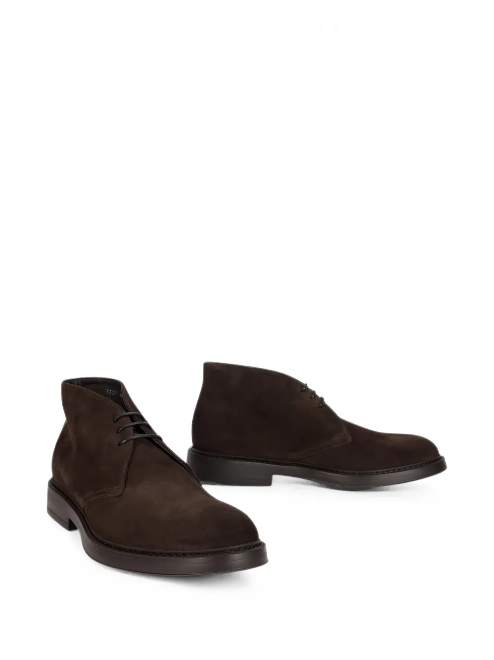 Doucal's lace-up suede boots Bruin