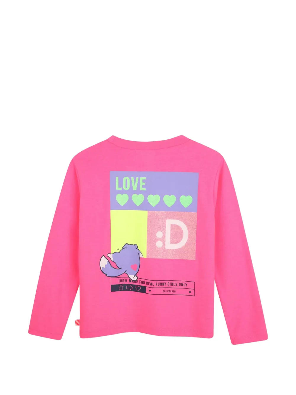 Billieblush T-shirt met grafische print Roze