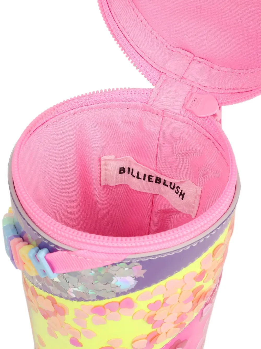 Billieblush Milkshake schoudertas verfraaid met pailletten en glitters Roze