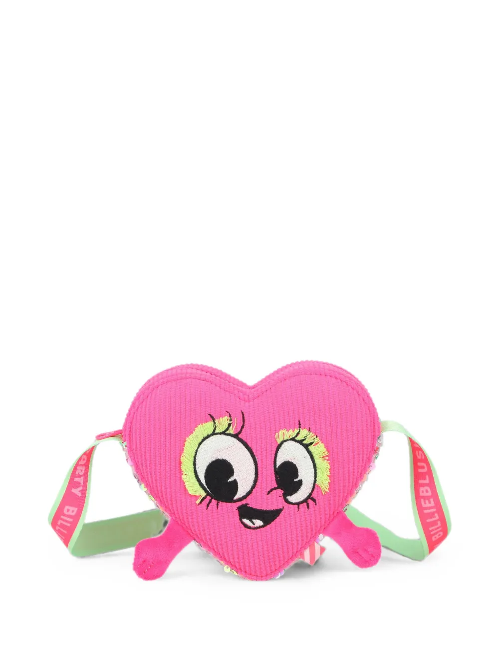 Billieblush Borsa a spalla a forma di cuore - Rosa