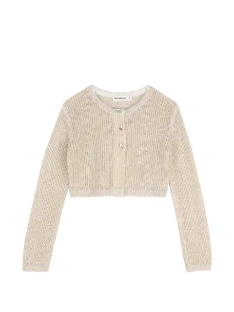 Billieblush metallic-effect cardigan