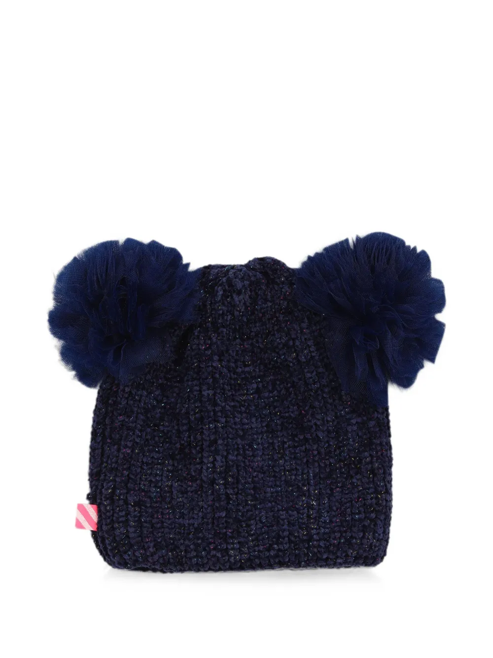 Billieblush Gebreide muts met pompon Blauw