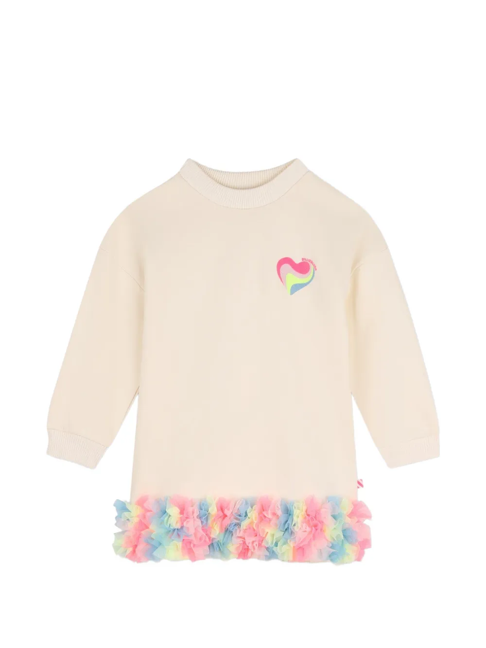 Billieblush Jurk met hartpatroon Beige