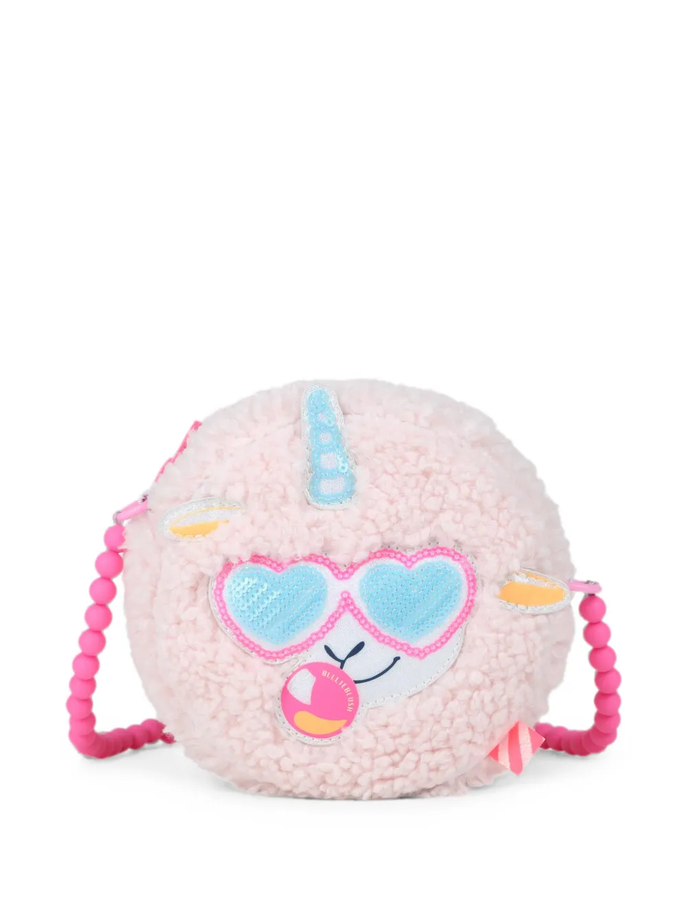 Billieblush Borsa a spalla con paillettes - Rosa