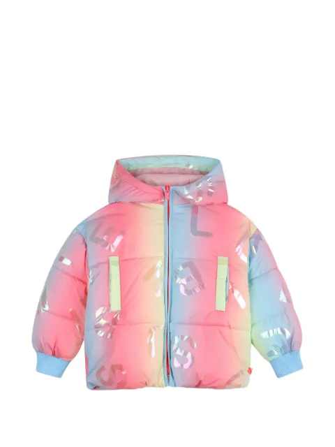 Billieblush chaqueta degradada con logo estampado