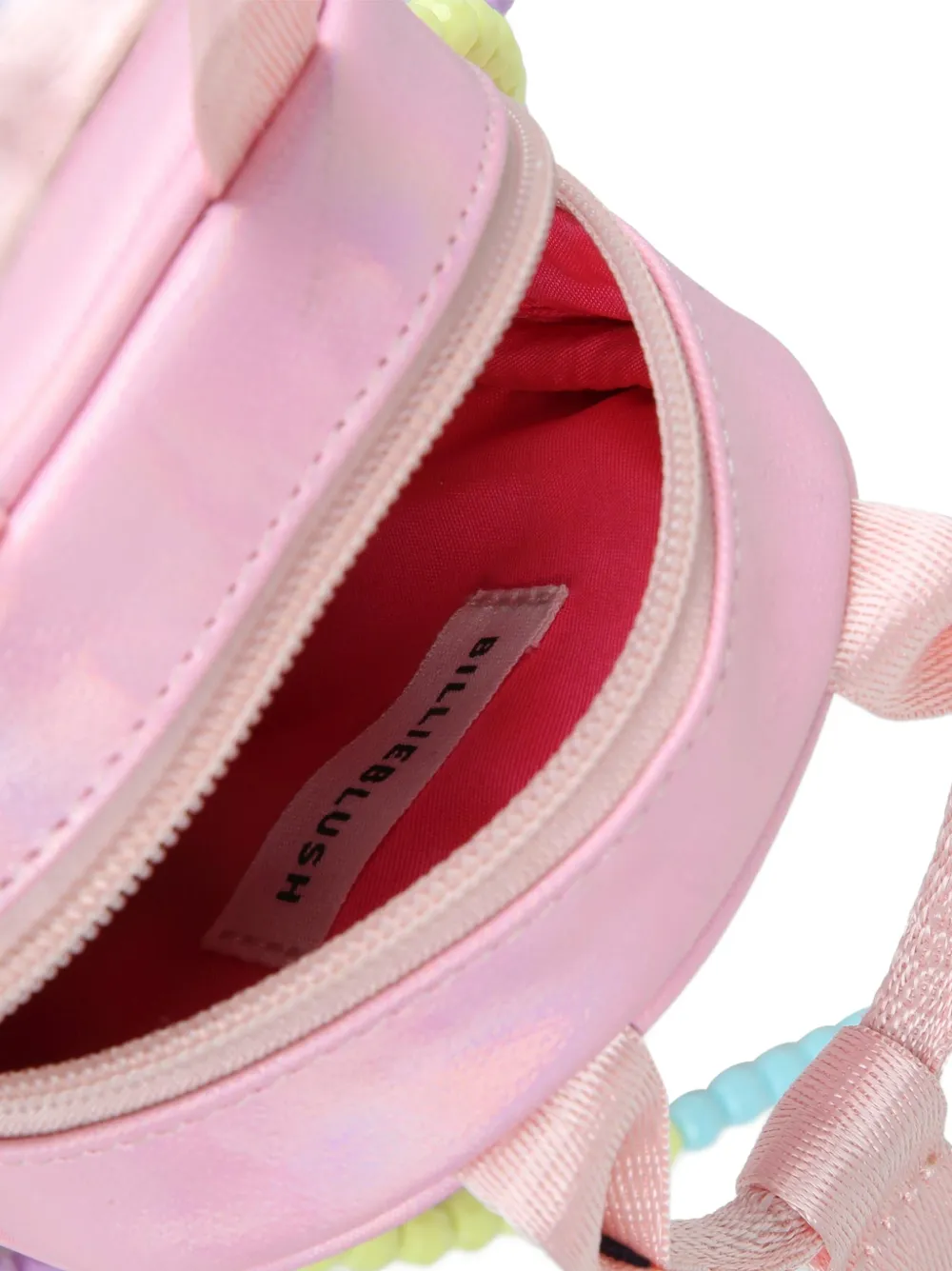 Billieblush shopper met eenhoorn-patch en franje Roze