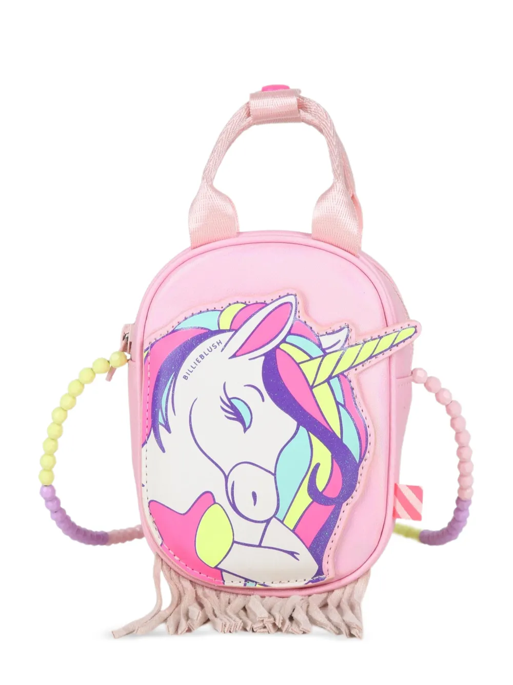 Billieblush Borsa tote con frange - Rosa