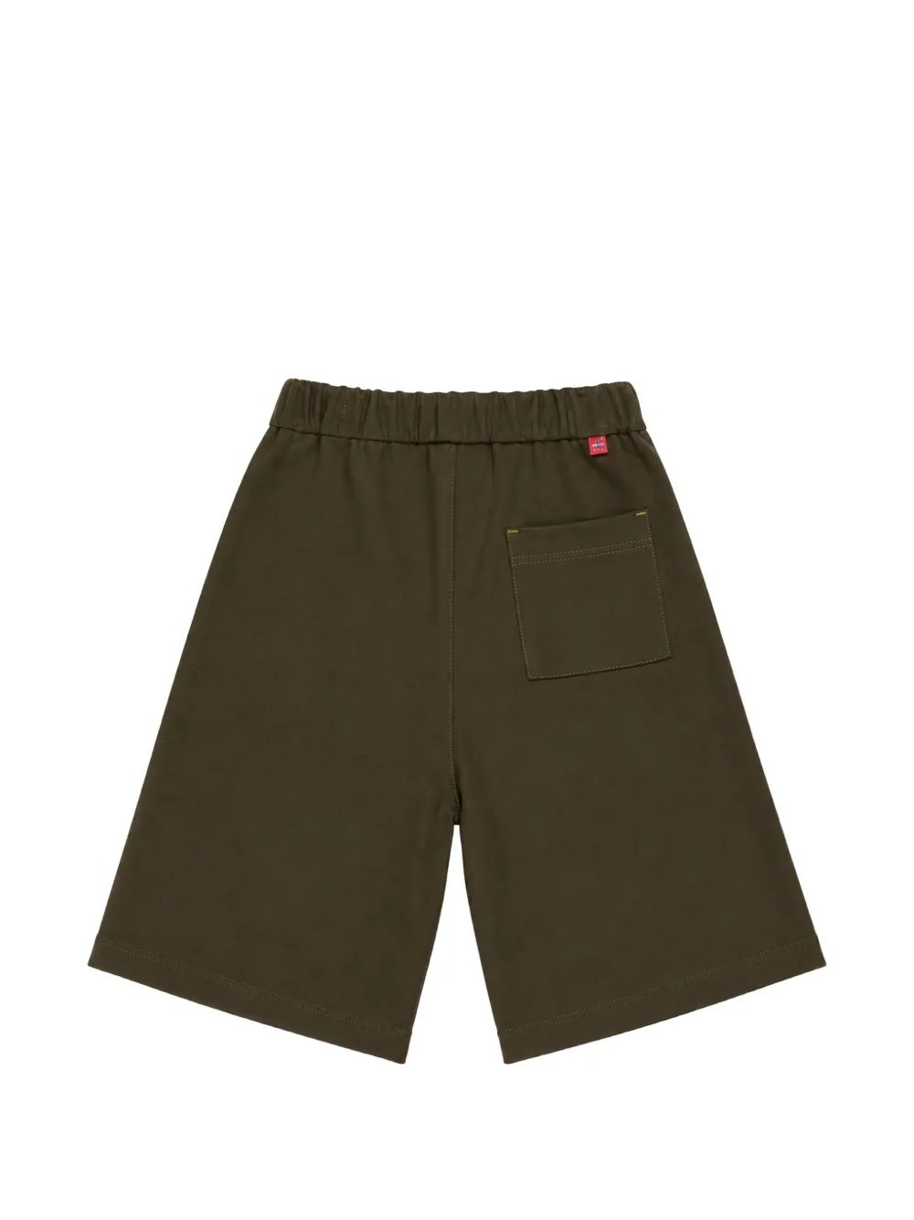 Manuel Ritz Kids Bermuda shorts met elastische taille Groen