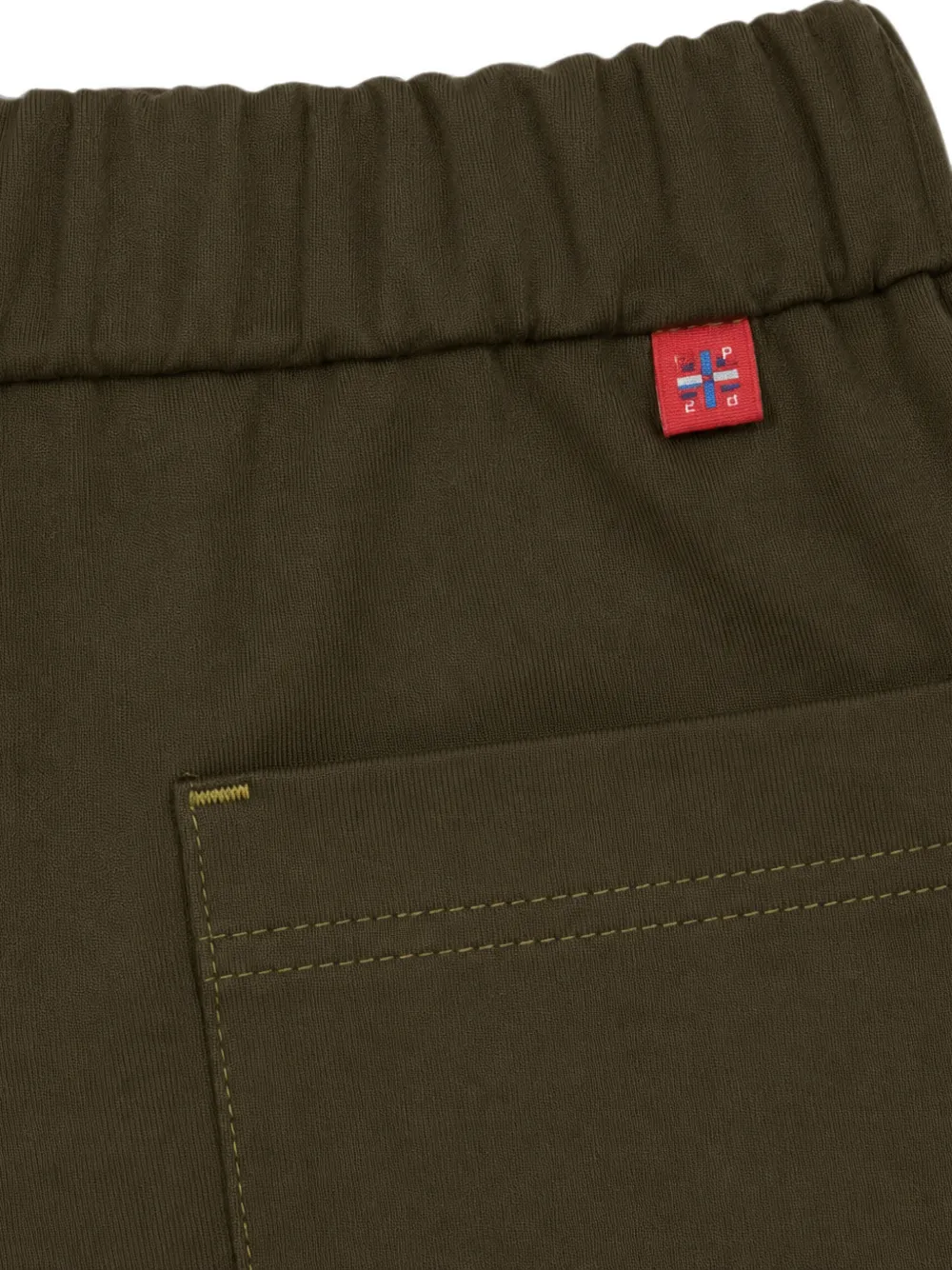 Manuel Ritz Kids Bermuda shorts met elastische taille Groen