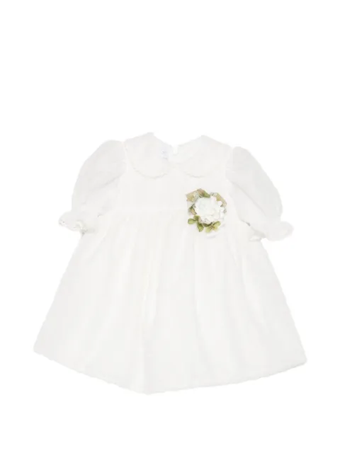 Colorichiari robe à fleurs appliquées