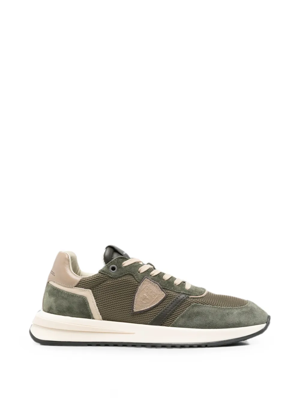 Philippe Model Paris logo-patch panelled sneakers - Verde
