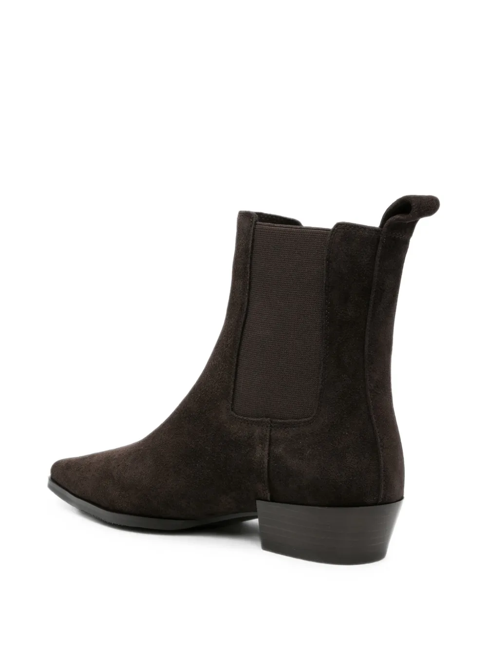 strategia shoes Laarzen met puntige neus en suède afwerking Bruin