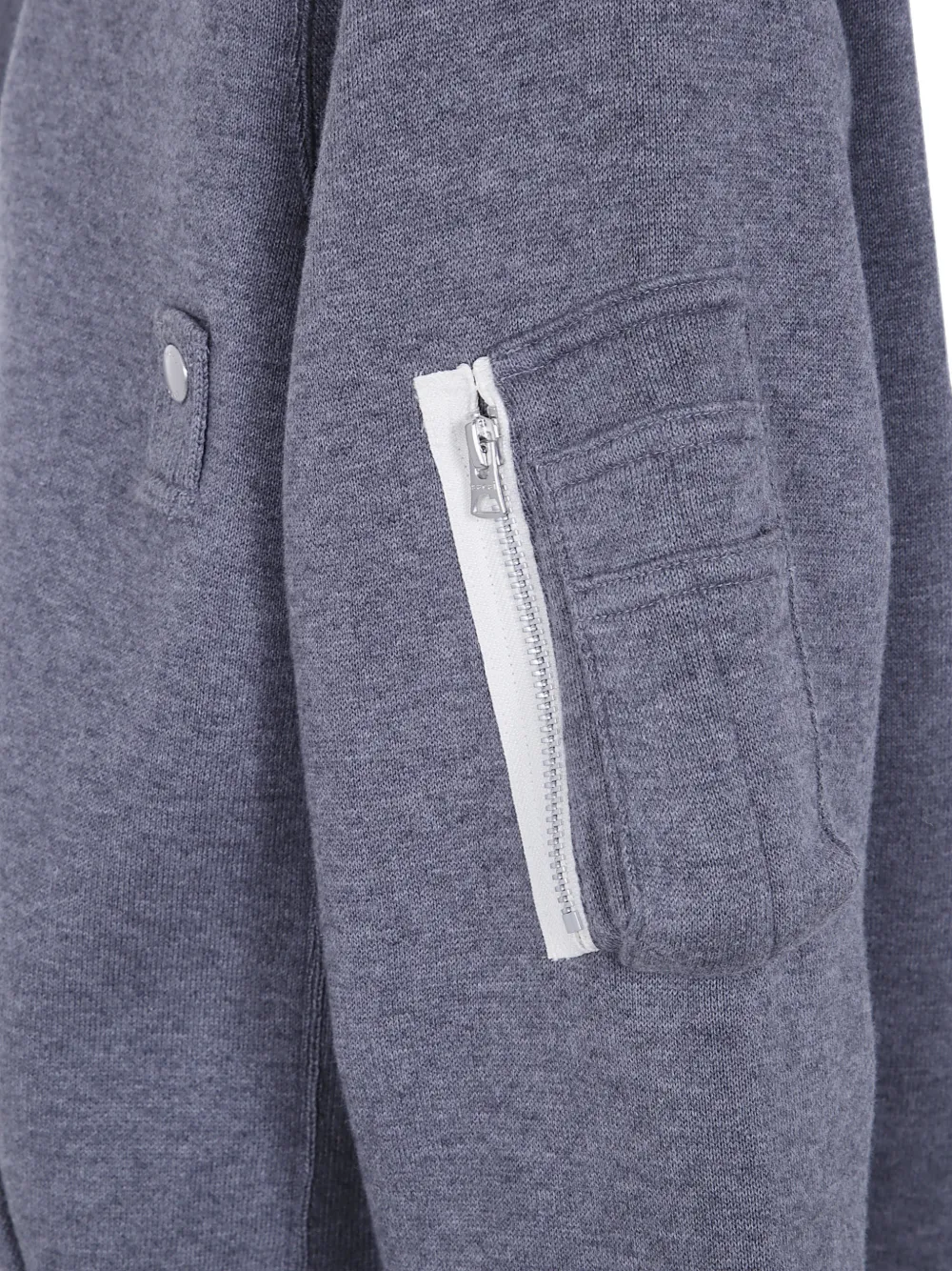 sacai Hoodie met vlakken Grijs