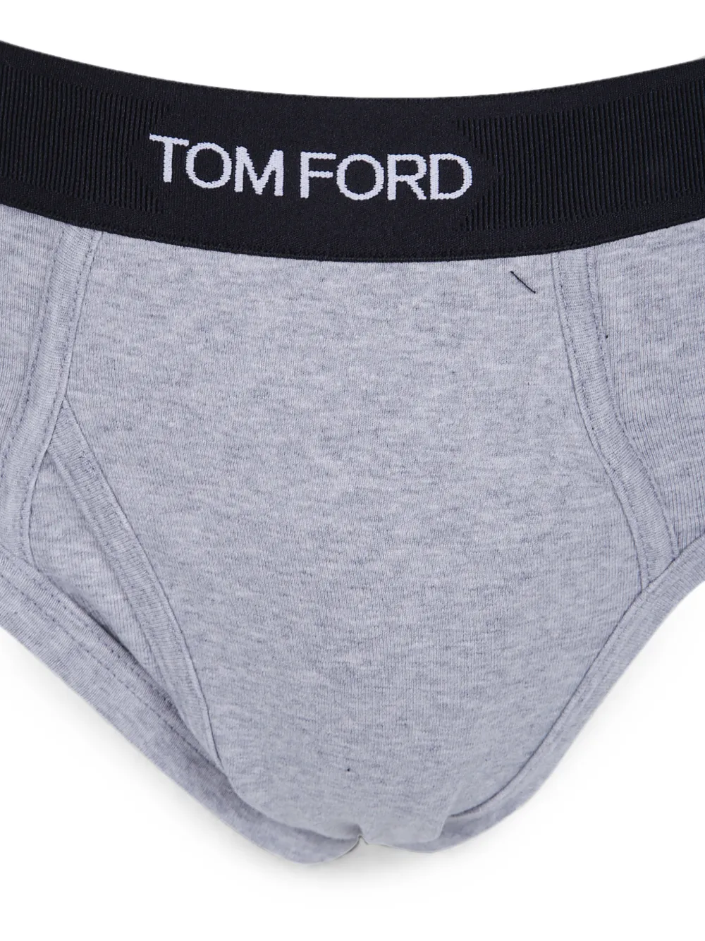 TOM FORD Slip met logoband Grijs